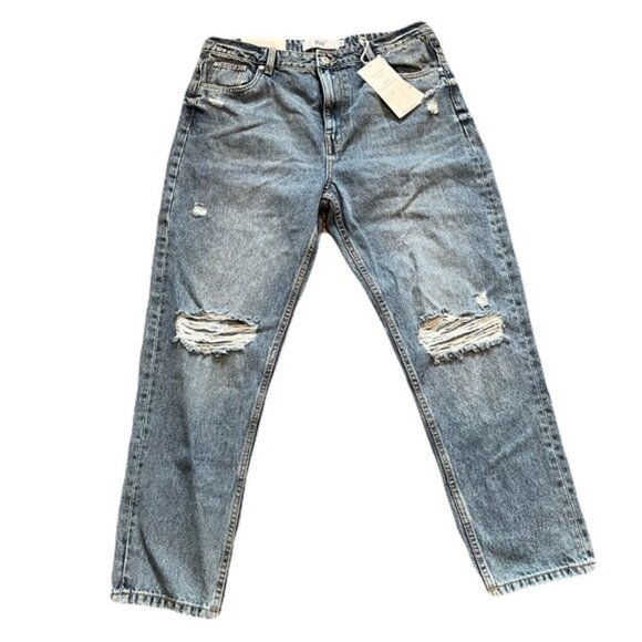 NWT Refuge Denim 11 Blue High Rise Mom Jeans - Picture 1 of 4